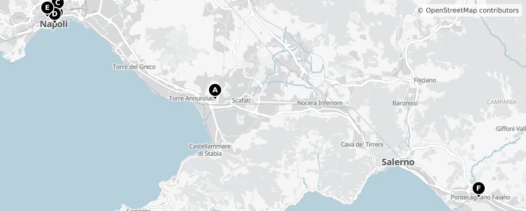 Map of Campanie