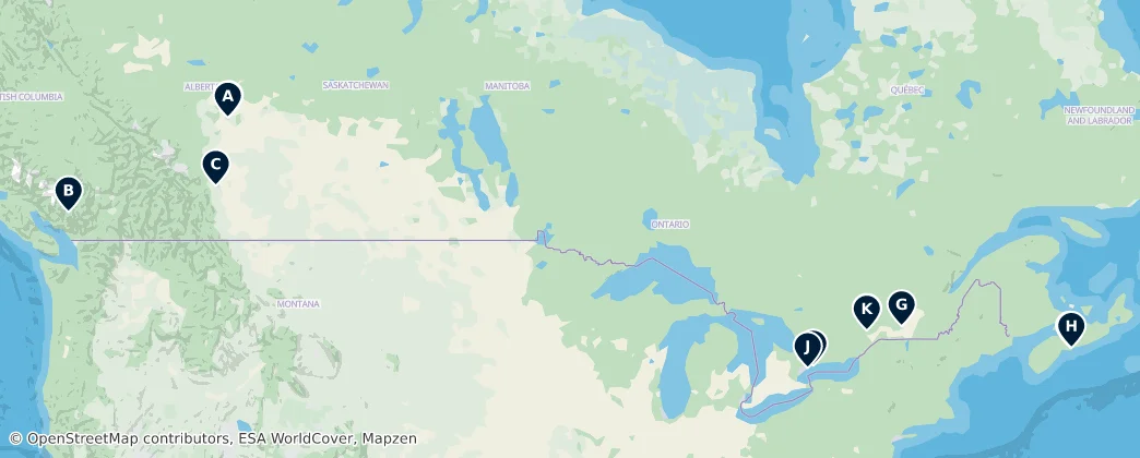 Map of Canada