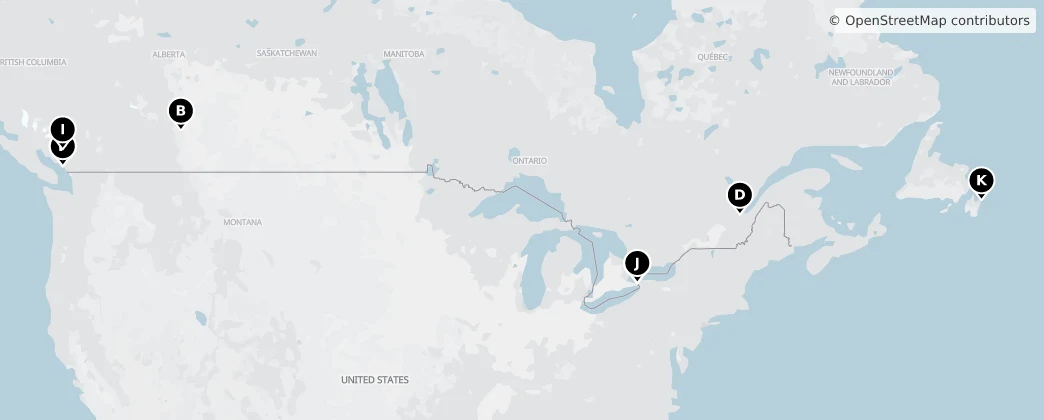 Map of Canada