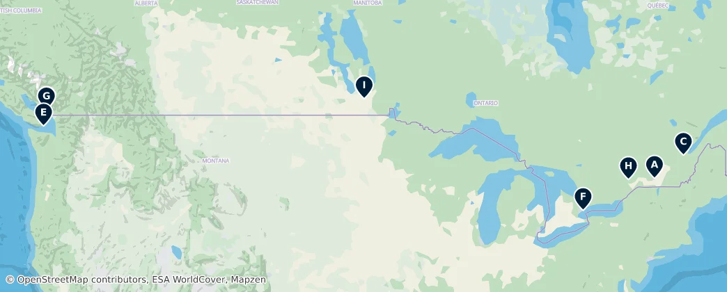 Map of Canada