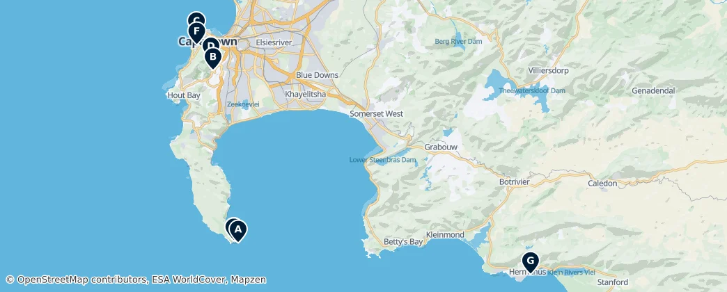 Map of Cap-Occidental