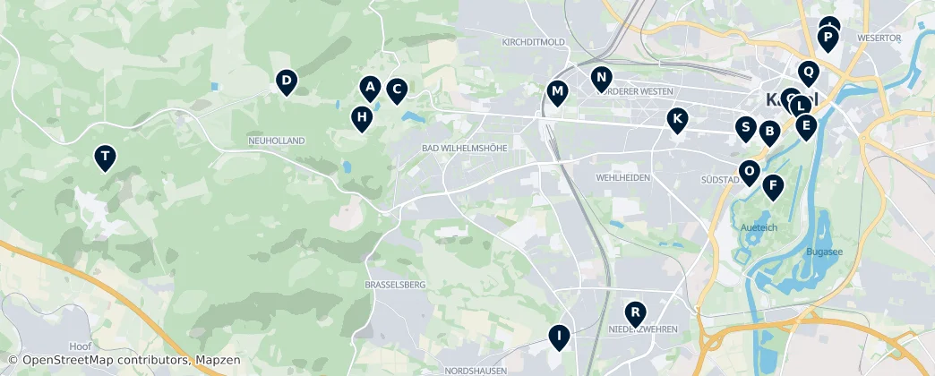 Map of Cassel