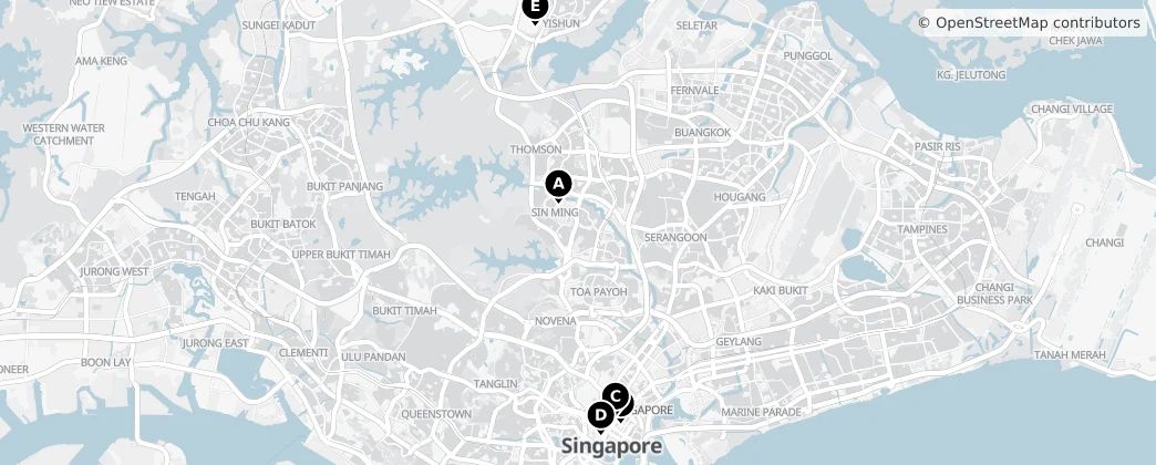 Map of Central