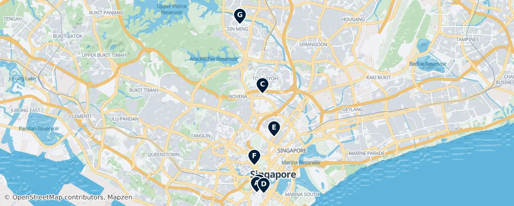 Map of Central