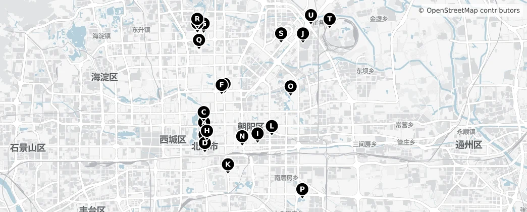 Map of Chaoyang