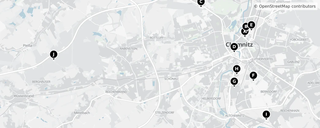Map of Chemnitz