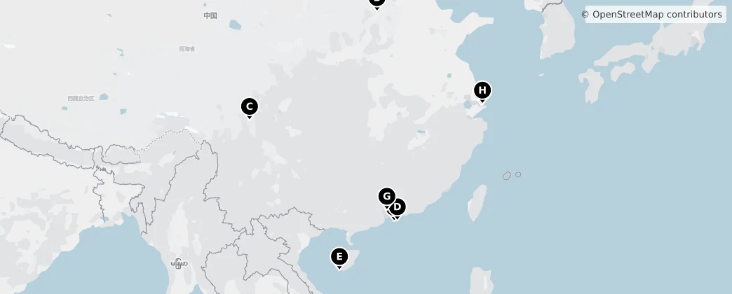 Map of Chine