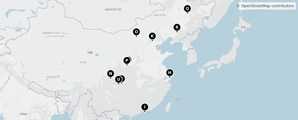 Map of Chine