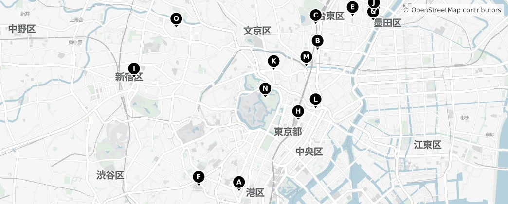 Map of Chiyoda
