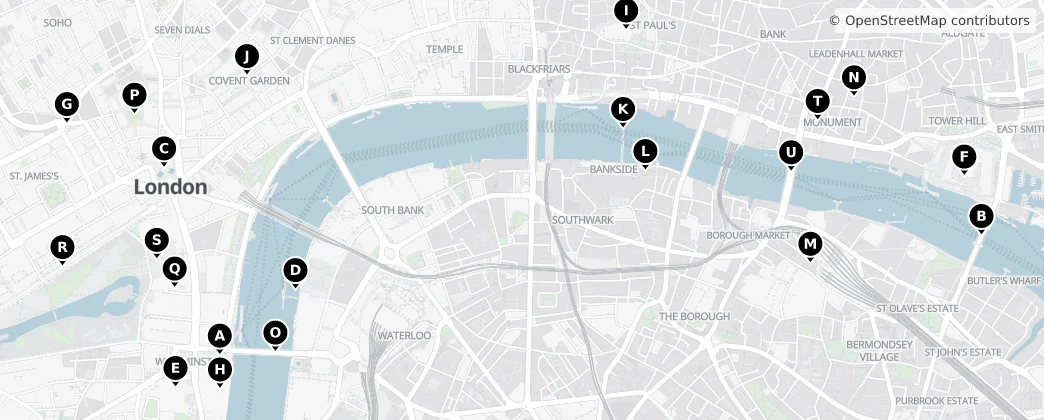 Map of Cité de Londres