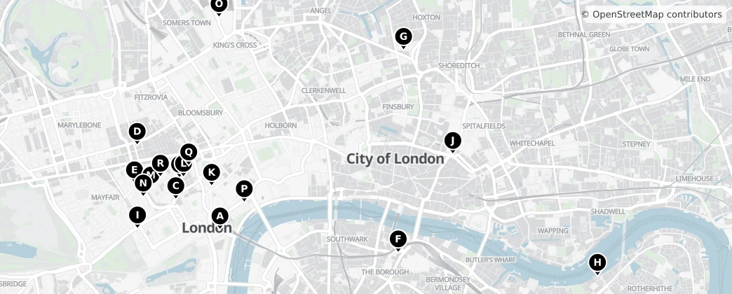Map of Cité de Londres