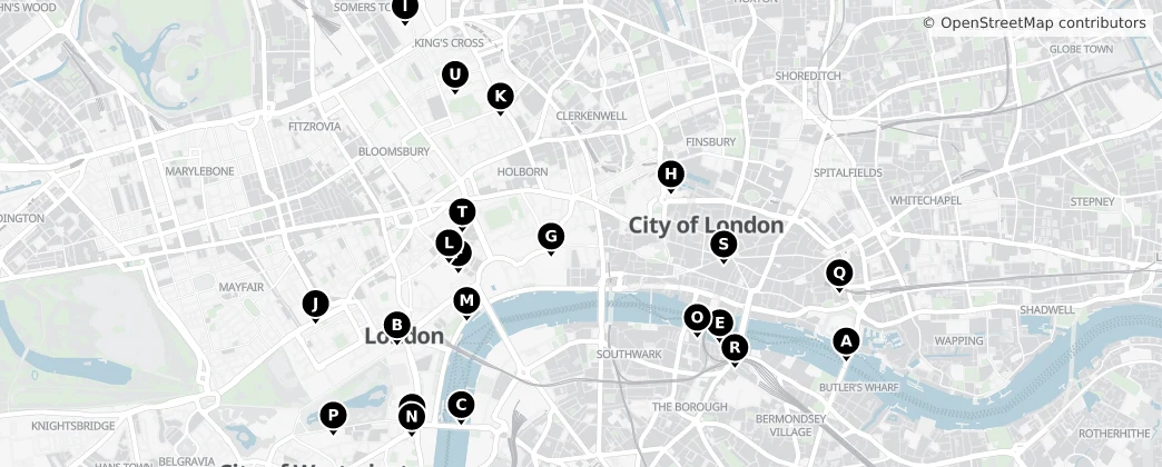 Map of Cité de Londres