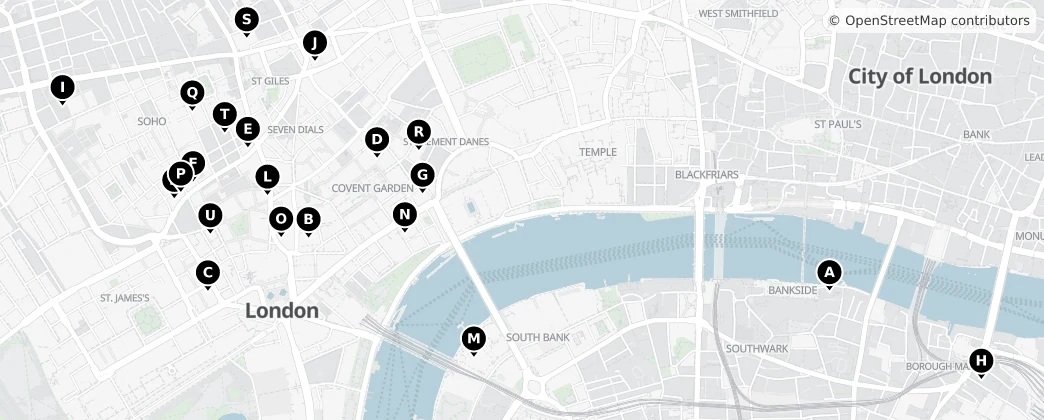 Map of Cité de Londres