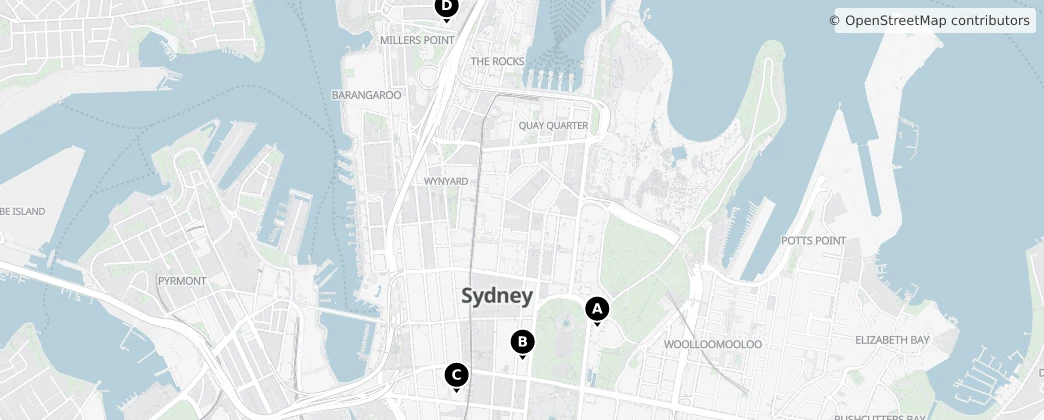 Map of Sydney