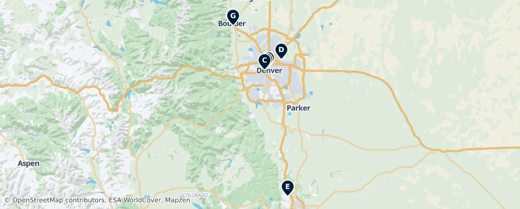 Map of Colorado