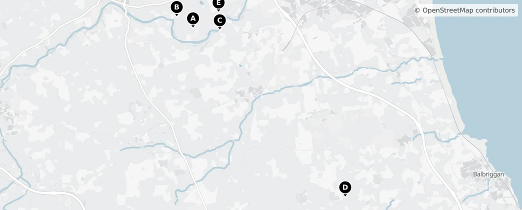 Map of Comté de Meath