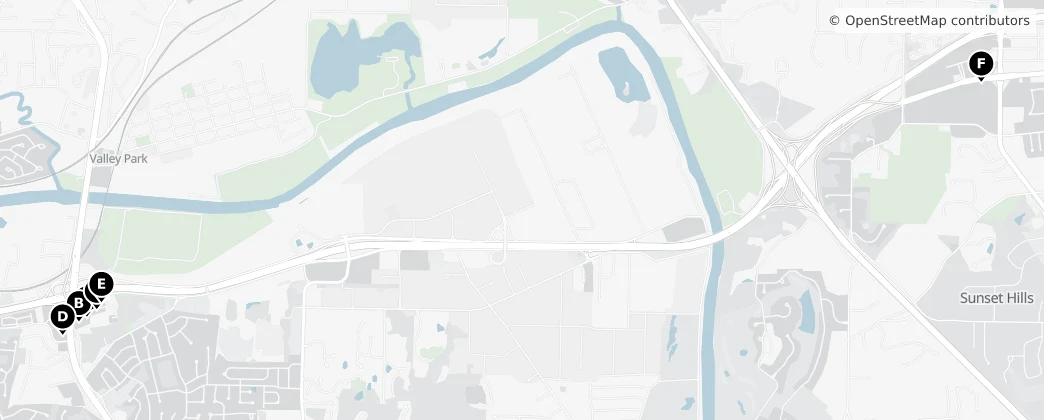 Map of Comté de Saint-Louis