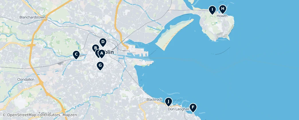 Map of Comté de Dublin