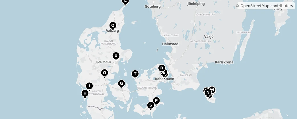 Map of Danemark