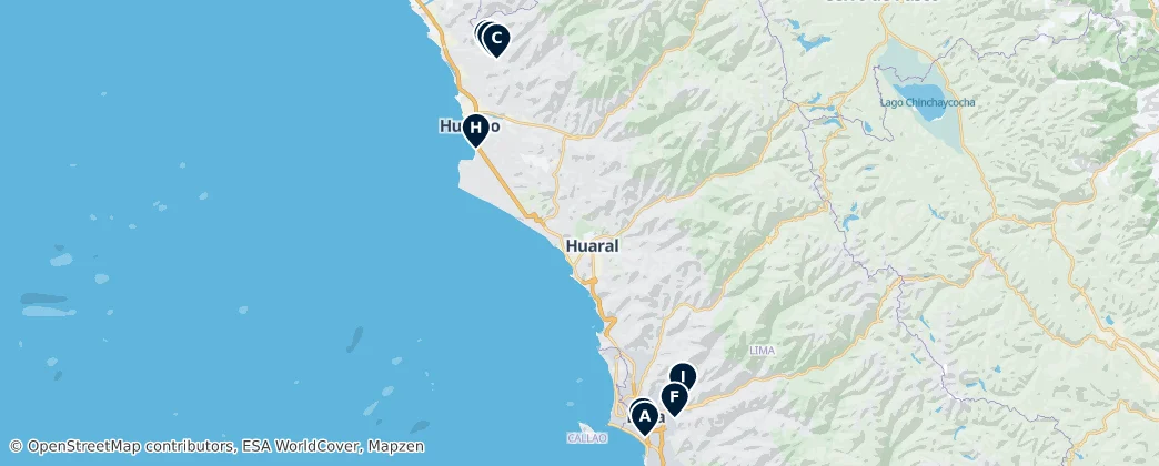 Map of Lima