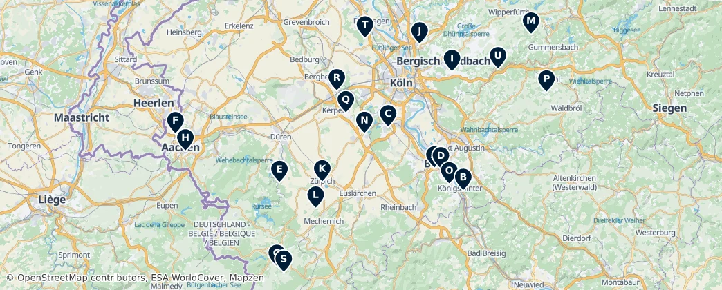 Map of District de Cologne