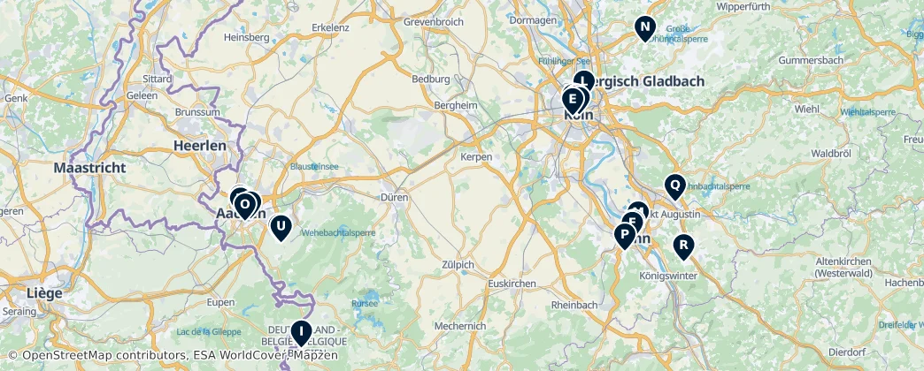Map of District de Cologne