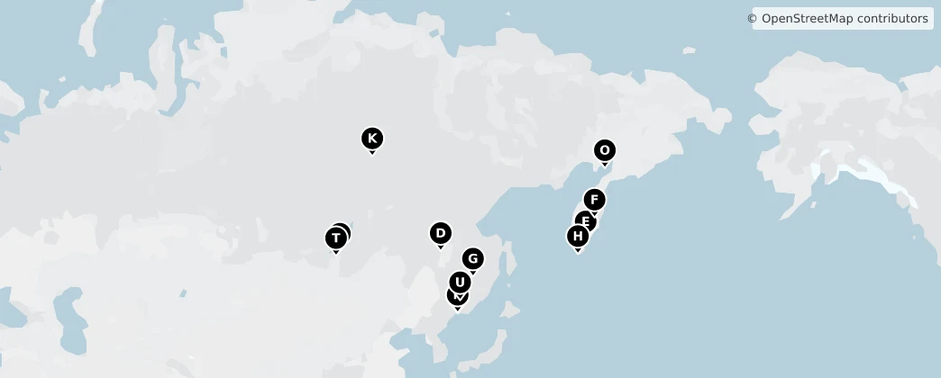 Map of District fédéral extrême-oriental