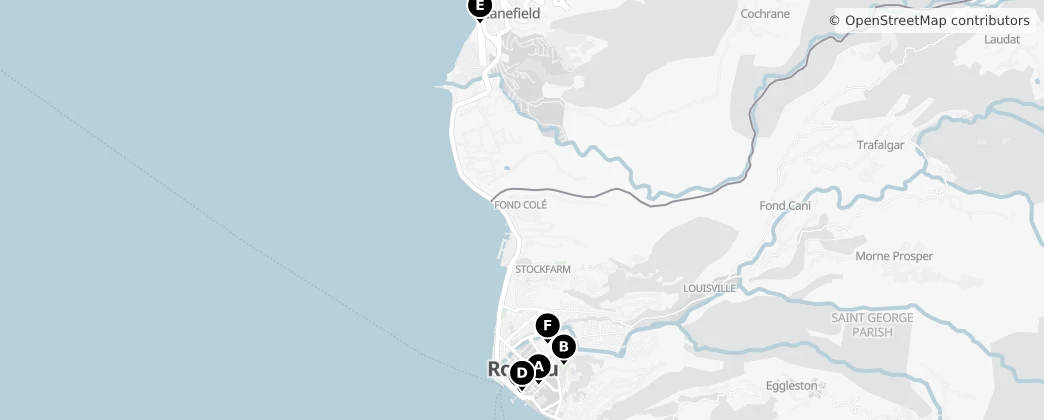Map of Dominique