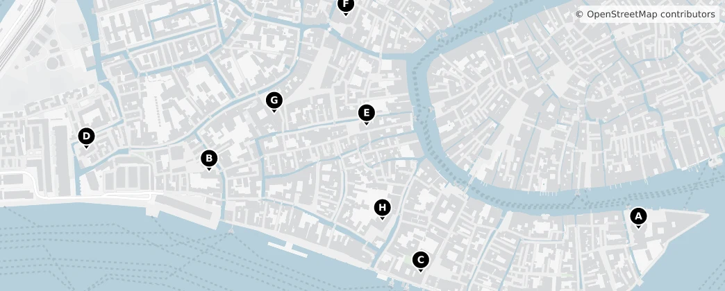 Map of Dorsoduro