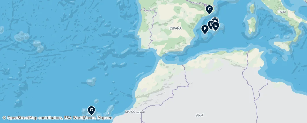Map of Espagne