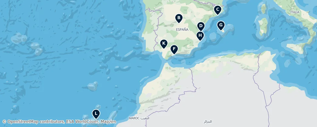 Map of Espagne