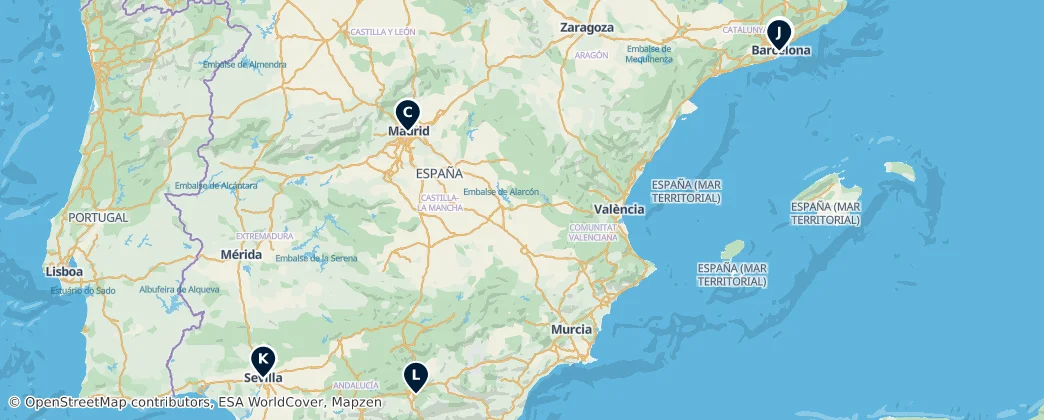 Map of Espagne