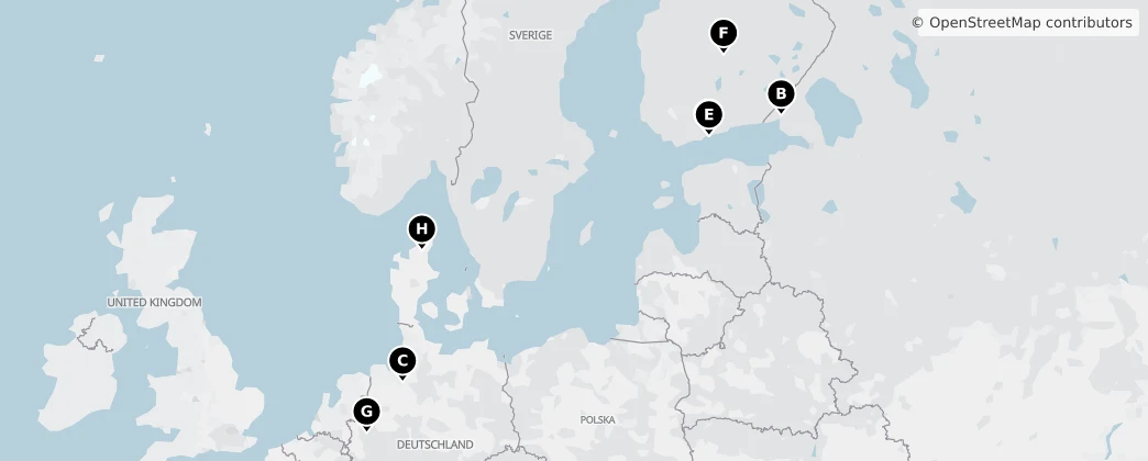 Map of Europe