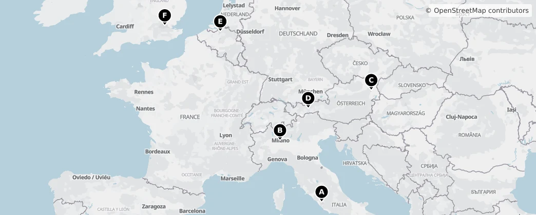 Map of Europe