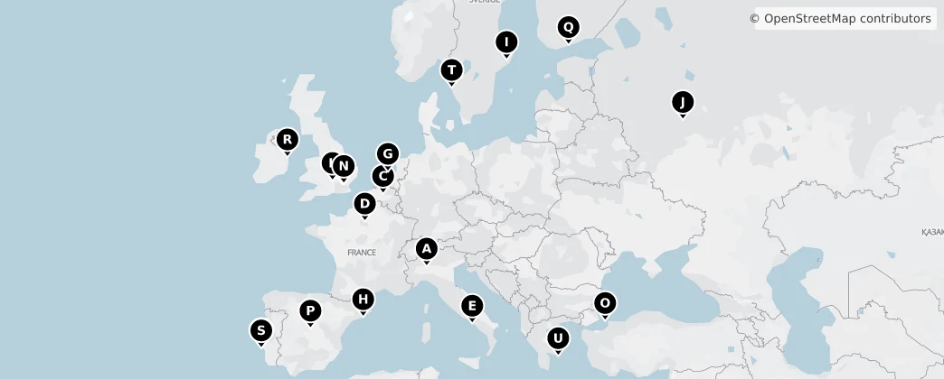 Map of Europe