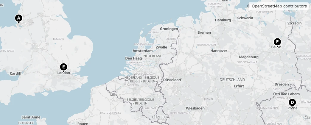 Map of Europe
