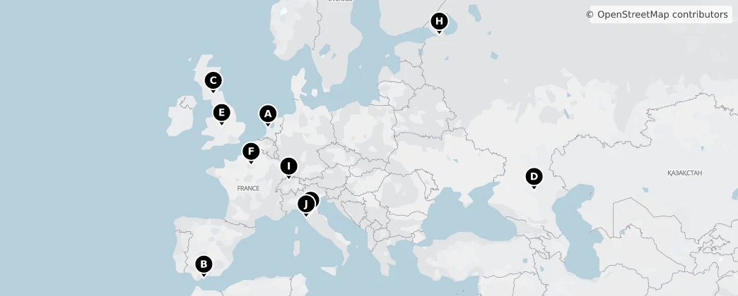 Map of Europe