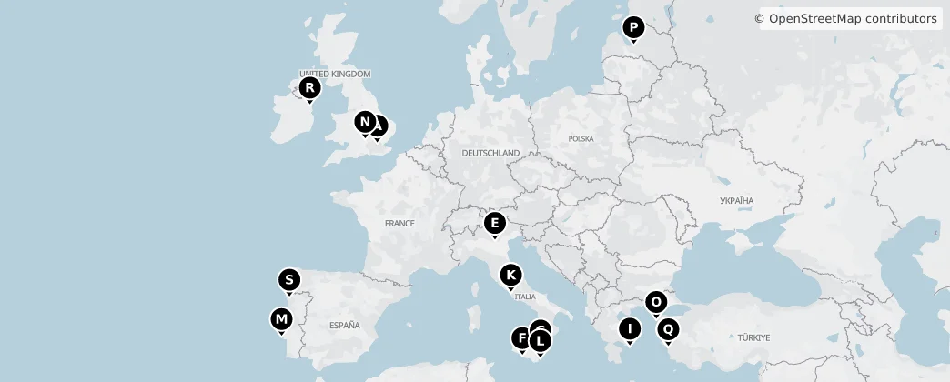 Map of Europe