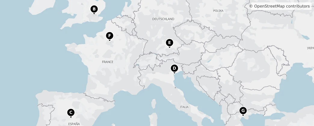 Map of Europe