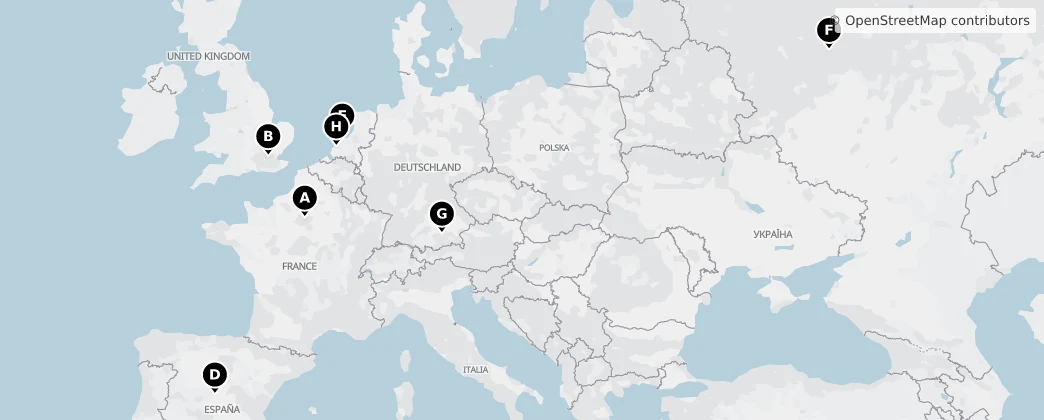 Map of Europe