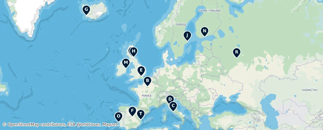 Map of Europe