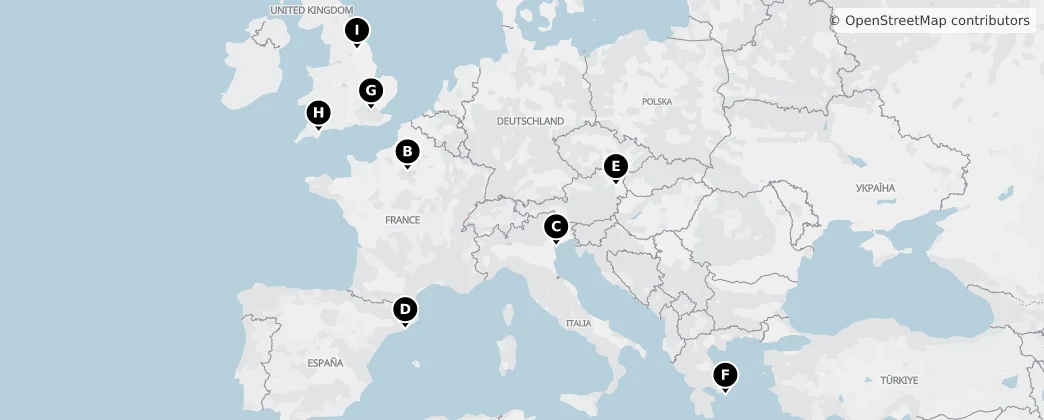 Map of Europe