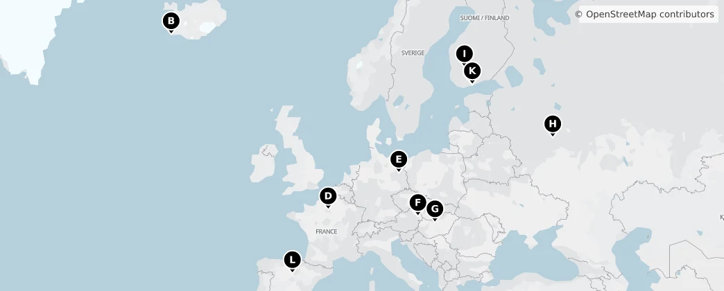 Map of Europe