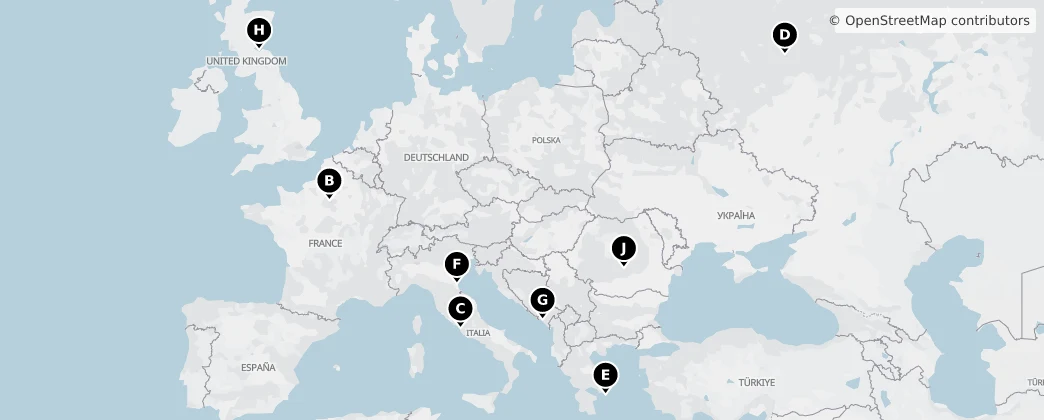 Map of Europe