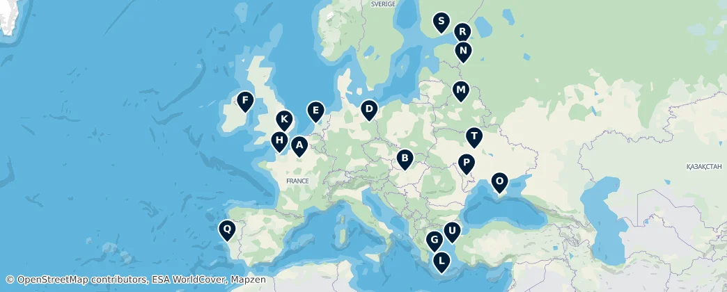 Map of Europe