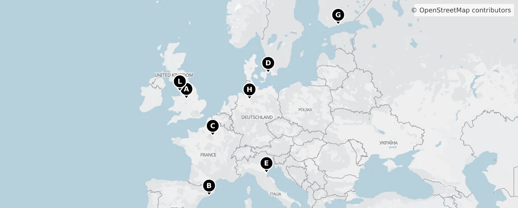 Map of Europe