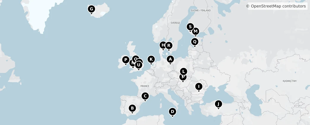 Map of Europe