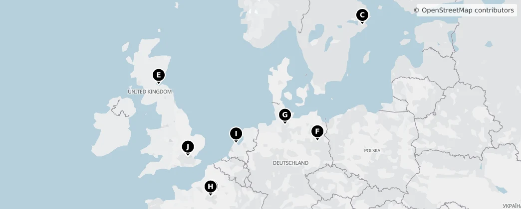 Map of Europe