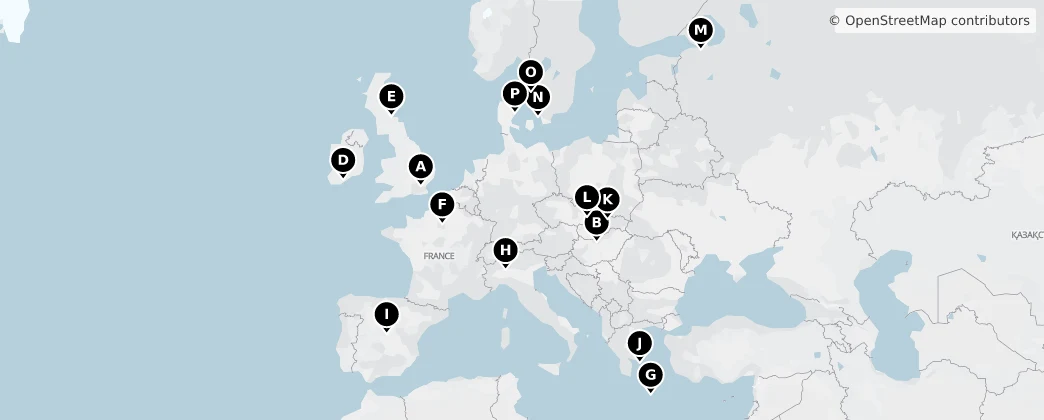Map of Europe