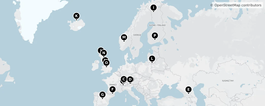 Map of Europe